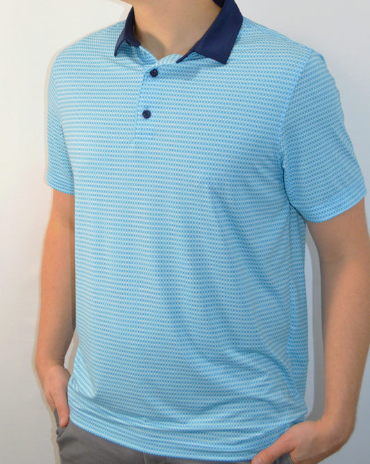 Earn Your Wings Classic Polo - Cool Blue