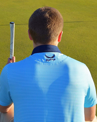 Earn Your Wings Classic Polo - Cool Blue