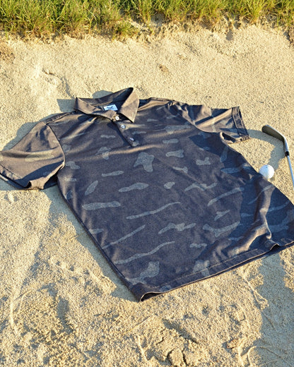 Earn Your Wings Classic Polo - Black Digi Camo