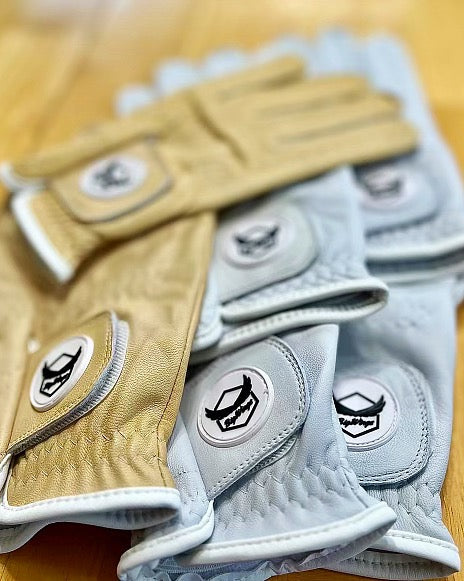 100% Cabretta Leather "Earn Your Wings" Glove - Cream