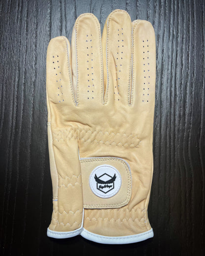 100% Cabretta Leather "Earn Your Wings" Glove - Cream