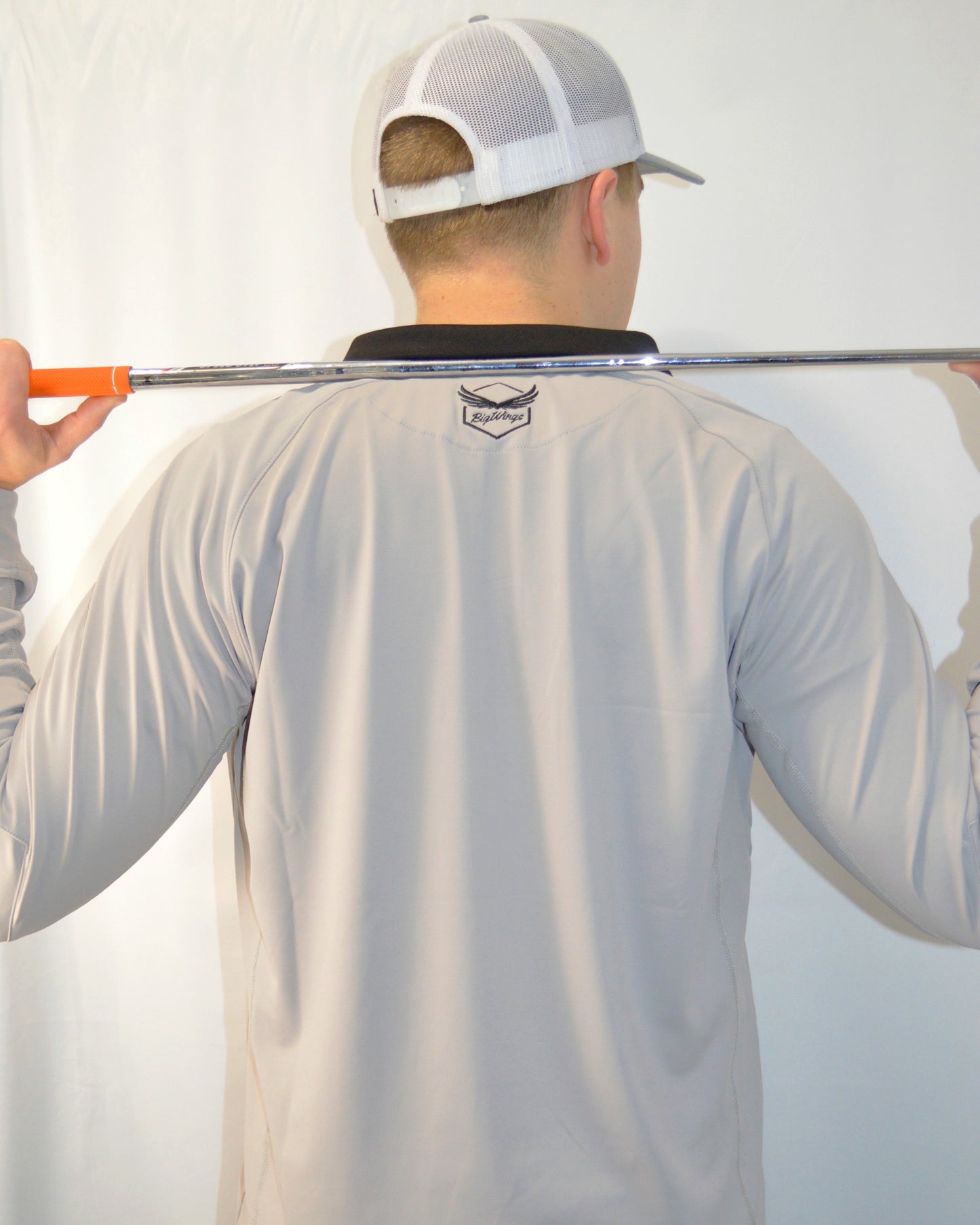 Earn Your Wings Classic Q-Zip - Smooth Grey