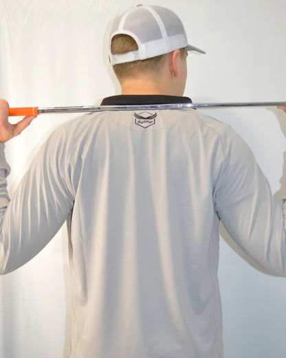 Earn Your Wings Classic Q-Zip - Smooth Grey