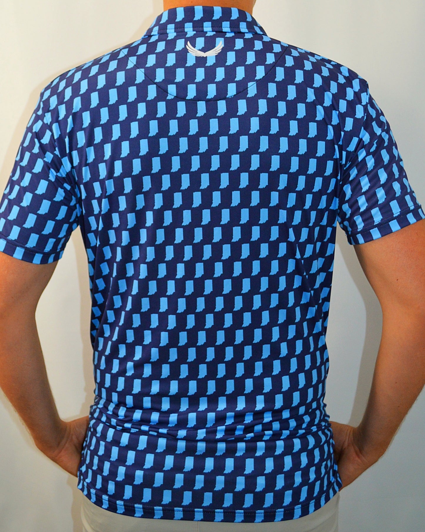 Indiana Series Polo - Blue on Blue