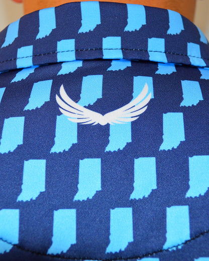 Indiana Series Polo - Blue on Blue